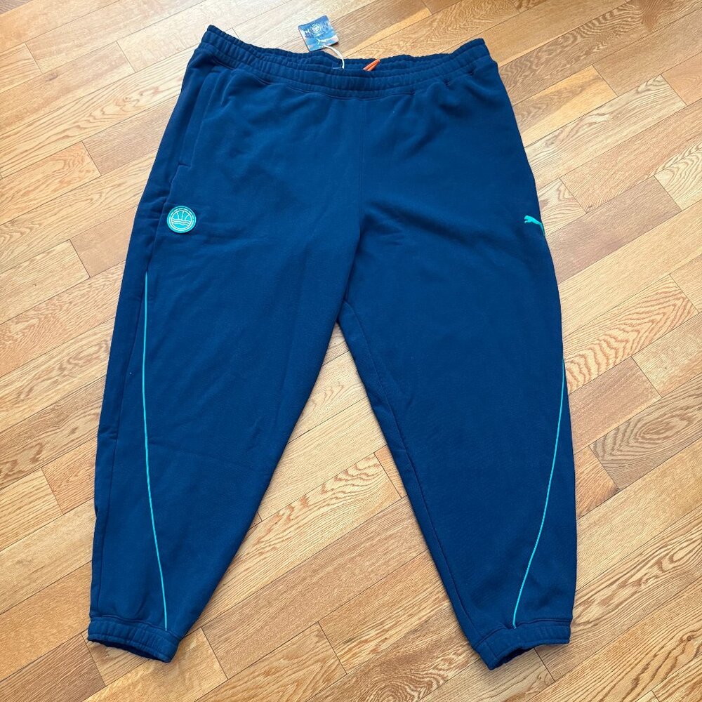 Puma 3XL Venice Beach League Basketball Mens Pants Club Navy Drawstring NWT